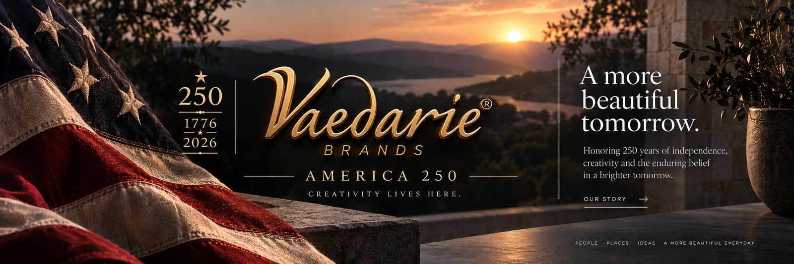 Vaedarie Brands celebrates America 250, 1776 to 2026